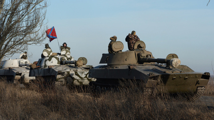 سحب الأسلحة الثقيلة في شرق أوكرانيا
