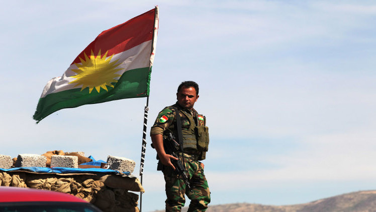 جندي من قوات البيشمركة التي تقاتل داعش في الموصل